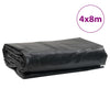 Presenning antrasitt 4x8 m 650 g/m²