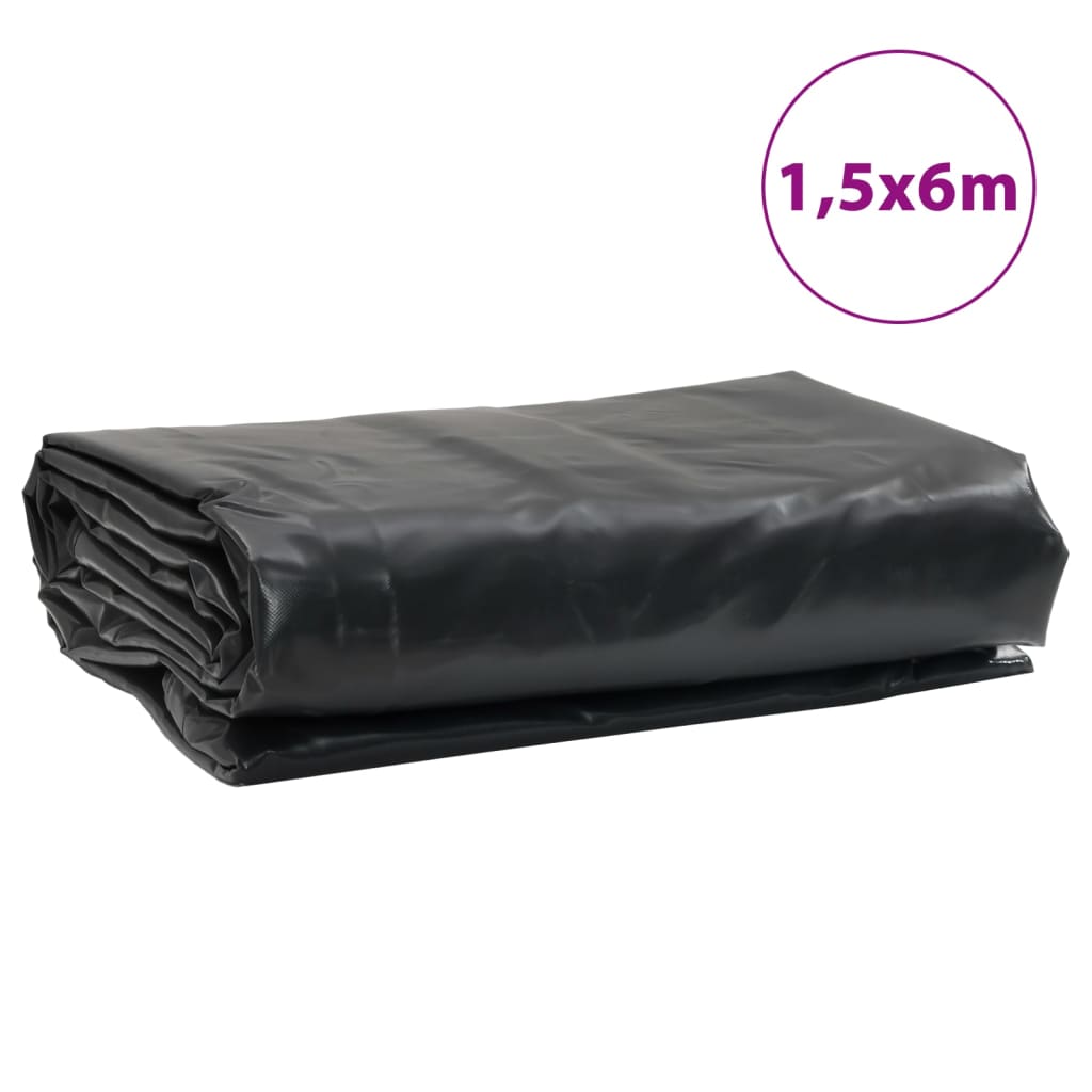 Presenning antrasitt 1,5x6 m 650 g/m²