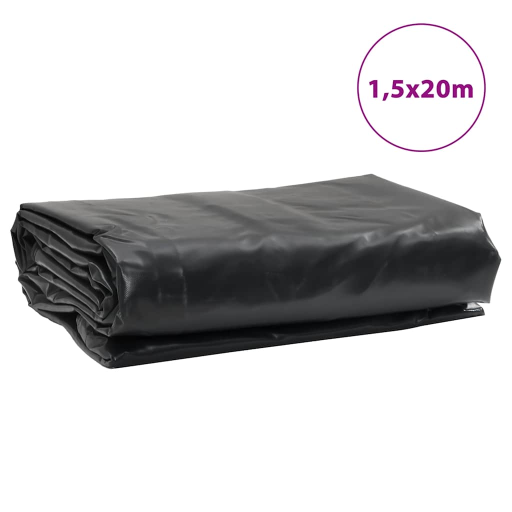 Presenning antrasitt 1,5x20 m 650 g/m²