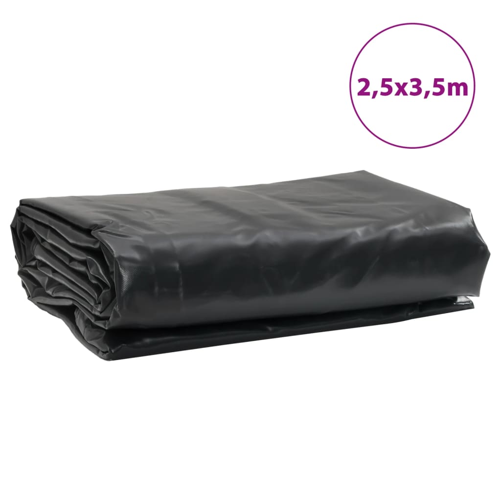 Presenning antrasitt 2,5x3,5 m 650 g/m²