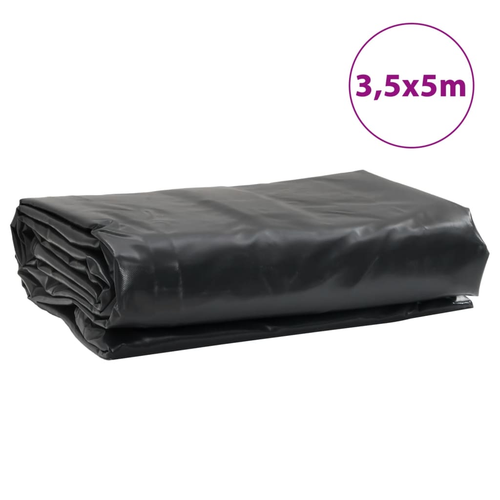Presenning antrasitt 3,5x5 m 650 g/m²