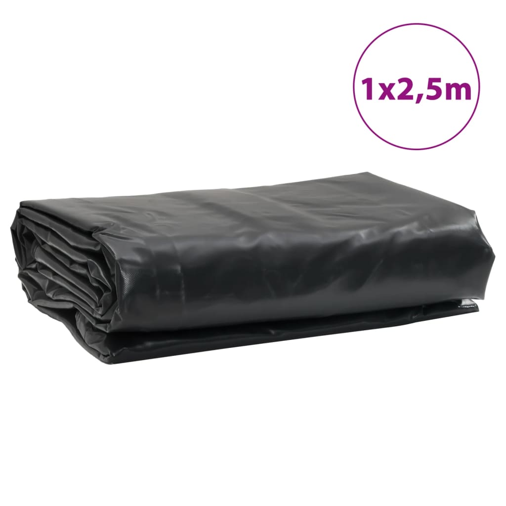 Presenning antrasitt 1x2,5 m 650 g/m²
