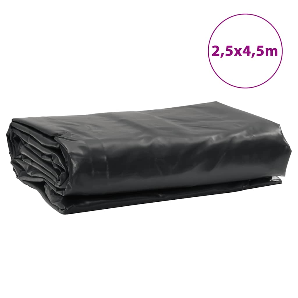 Presenning antrasitt 2,5x4,5 m 650 g/m²