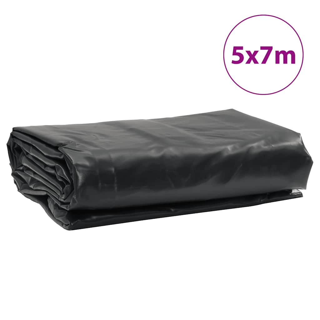 Presenning antrasitt 5x7 m 650 g/m²