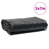 Presenning antrasitt 5x7 m 650 g/m²