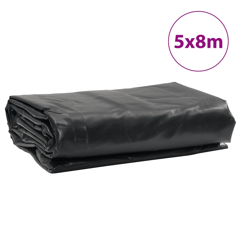 Presenning antrasitt 5x8 m 650 g/m²