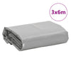 Presenning grå 3x6 m 650 g/m²