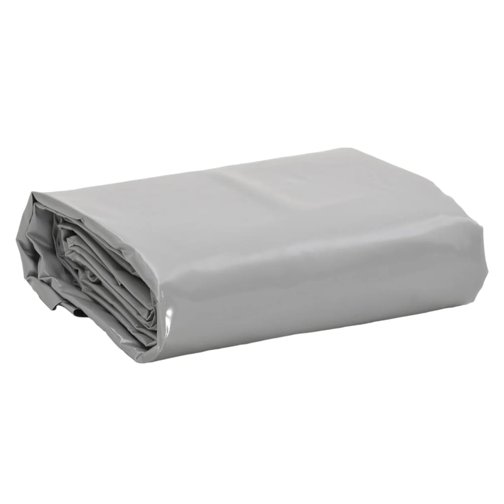 Presenning grå 4x7 m 650 g/m²