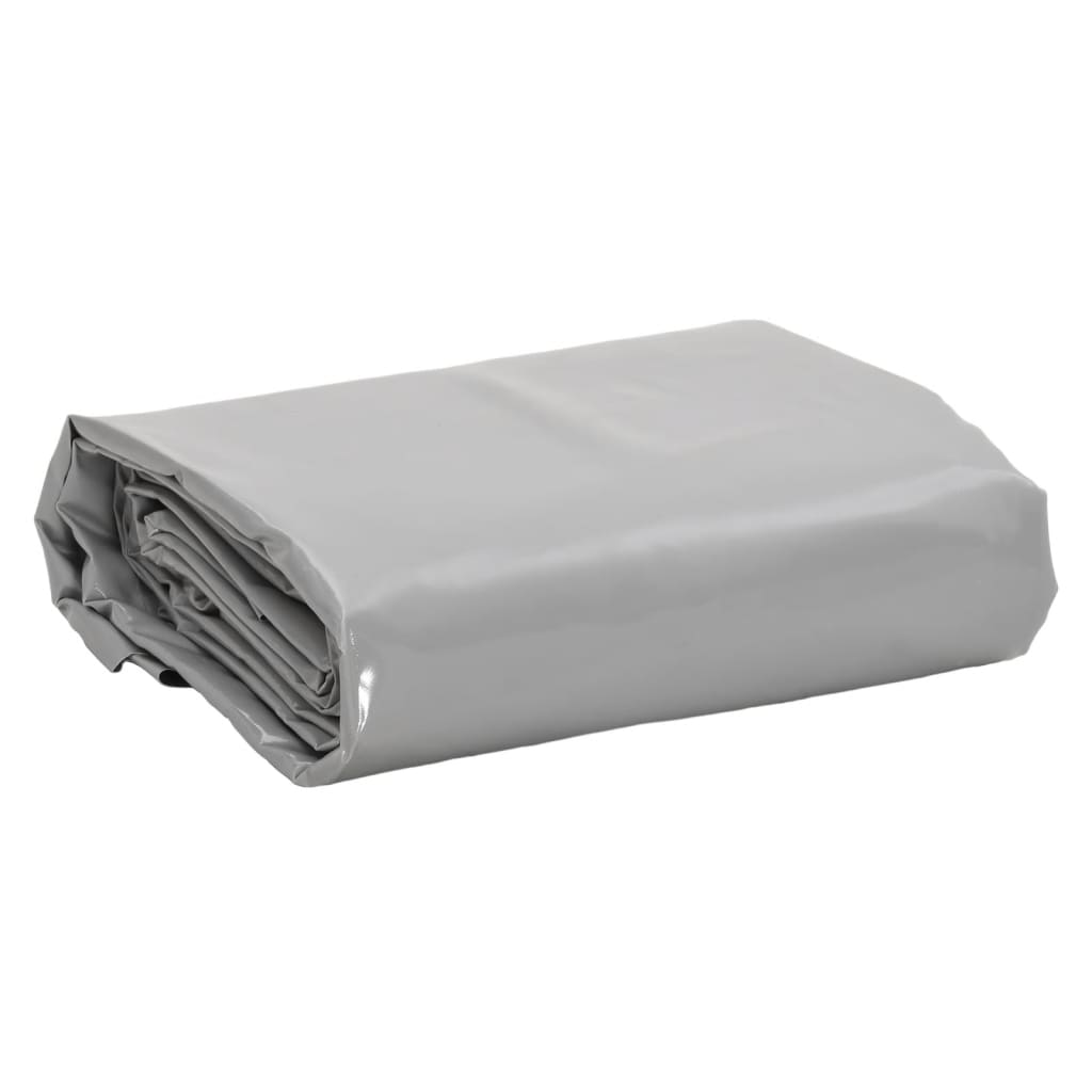 Presenning grå 1x2,5 m 650 g/m²