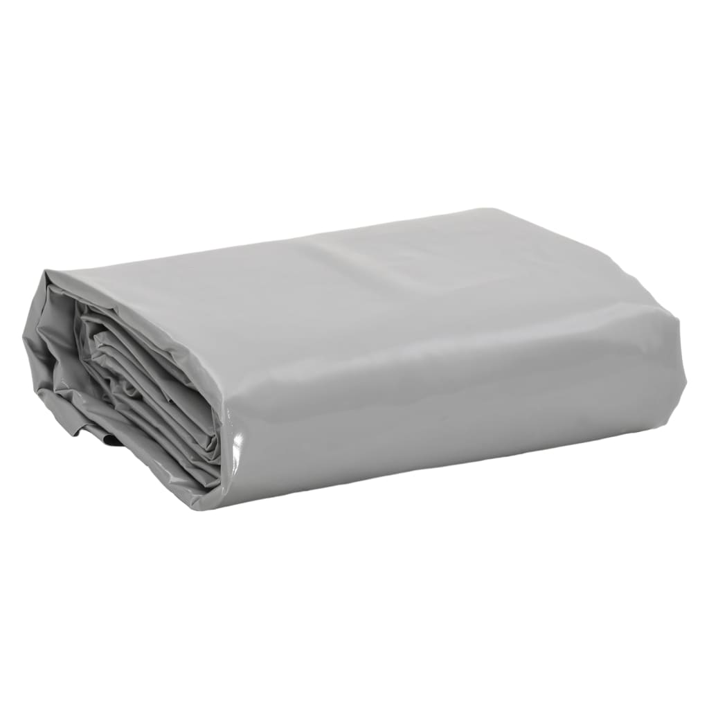 Presenning grå 5x5 m 650 g/m²