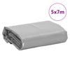 Presenning grå 5x7 m 650 g/m²