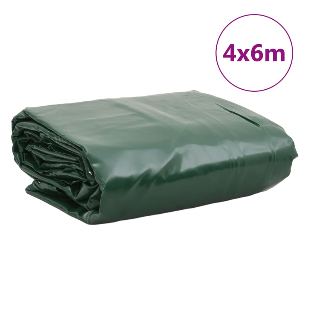 Presenning grønn 4x6 m 650 g/m²