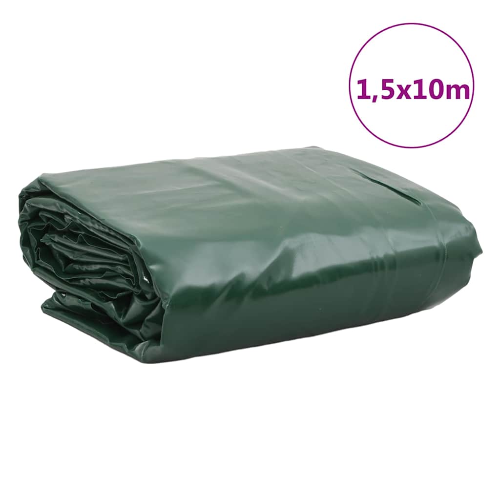 Presenning grønn 1,5x10 m 650 g/m²