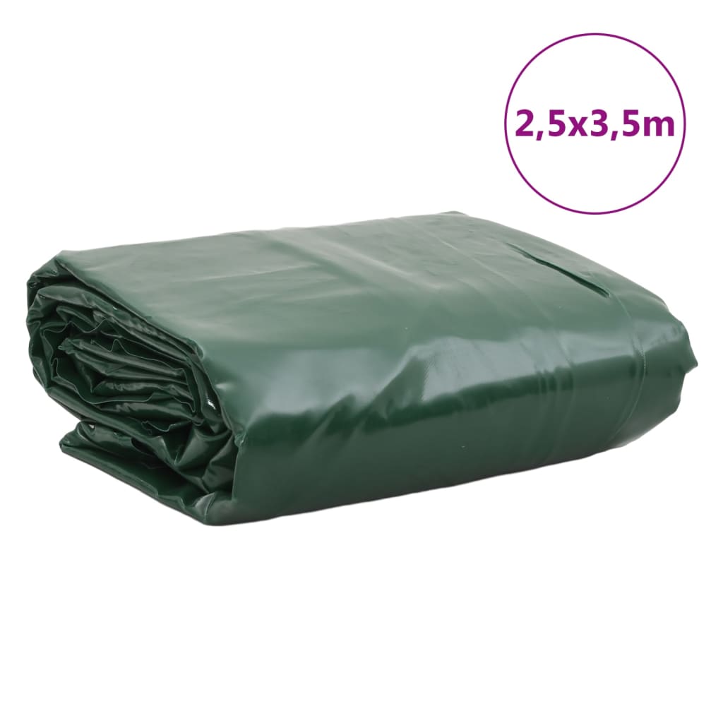 Presenning grønn 2,5x3,5 m 650 g/m²