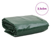 Presenning grønn 3,5x5 m 650 g/m²