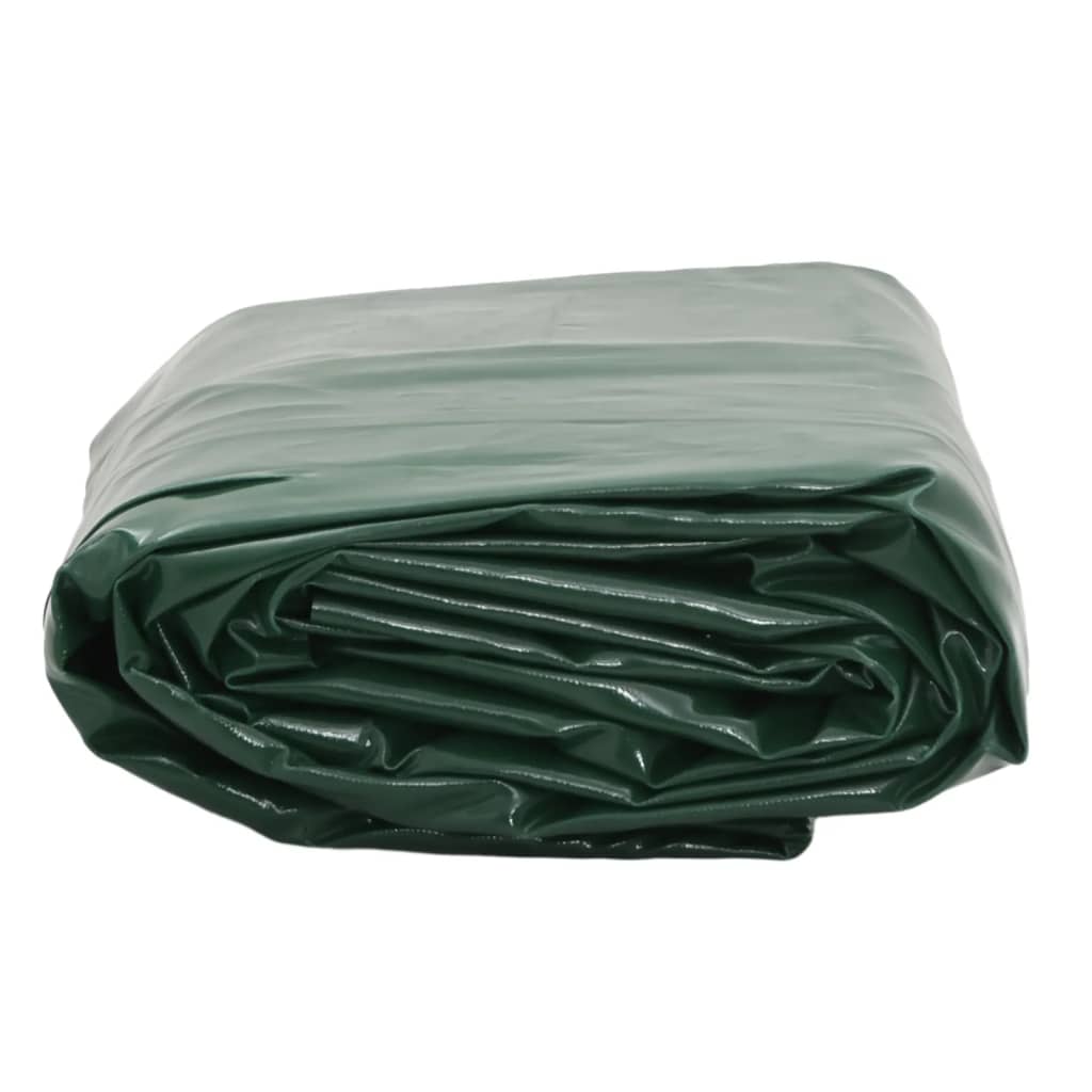Presenning grønn 5x7 m 650 g/m²