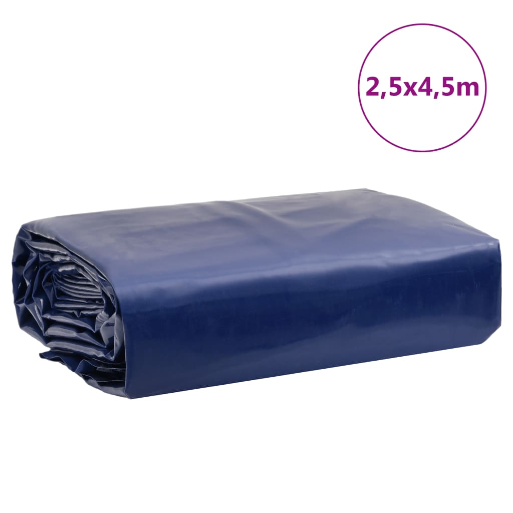 Presenning blå 2,5x4,5 m 650 g/m²