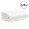 Presenning hvit 6x8 m 650 g/m²