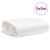 Presenning hvit 5x5 m 650 g/m²