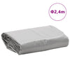 Presenning grå Ø 2,4 m 650 g/m²