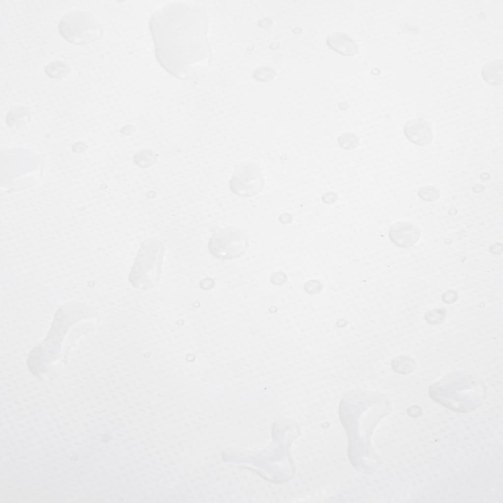 Presenning hvit Ø 2,4 m 650 g/m²