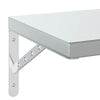 Vegghyller 2 stk 75x30 cm sølv rustfritt stål
