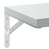 Vegghyller 2 stk 50x30 cm sølv rustfritt stål