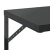 Vegghyller 2 stk 50x40 cm svart rustfritt stål