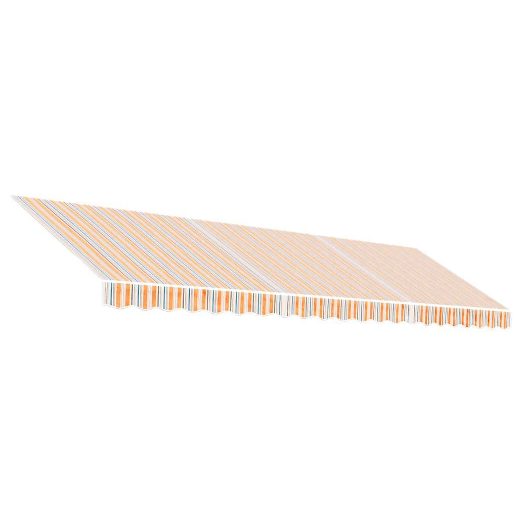 Erstatningsduk for markise flerfarget stripe 5x3 m