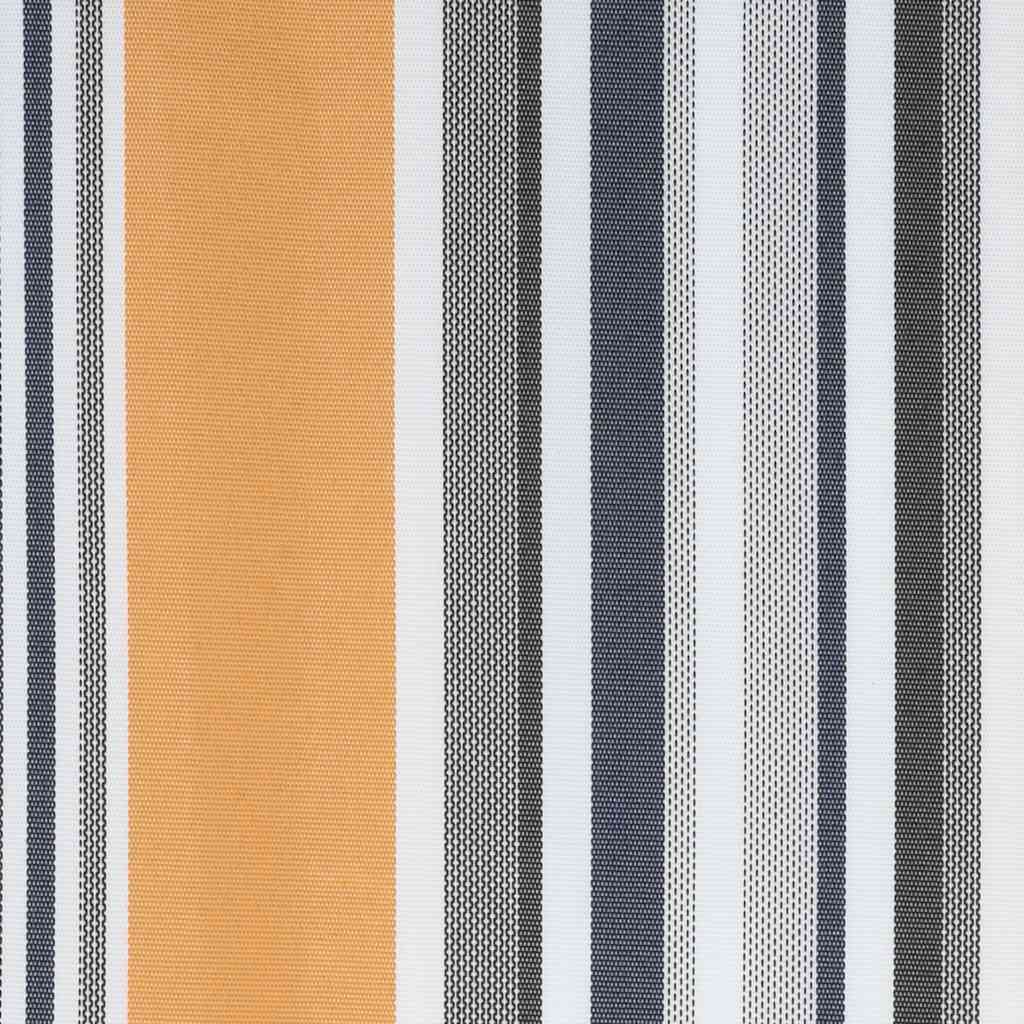 Erstatningsduk for markise oransje og blå 600x300 cm polyester