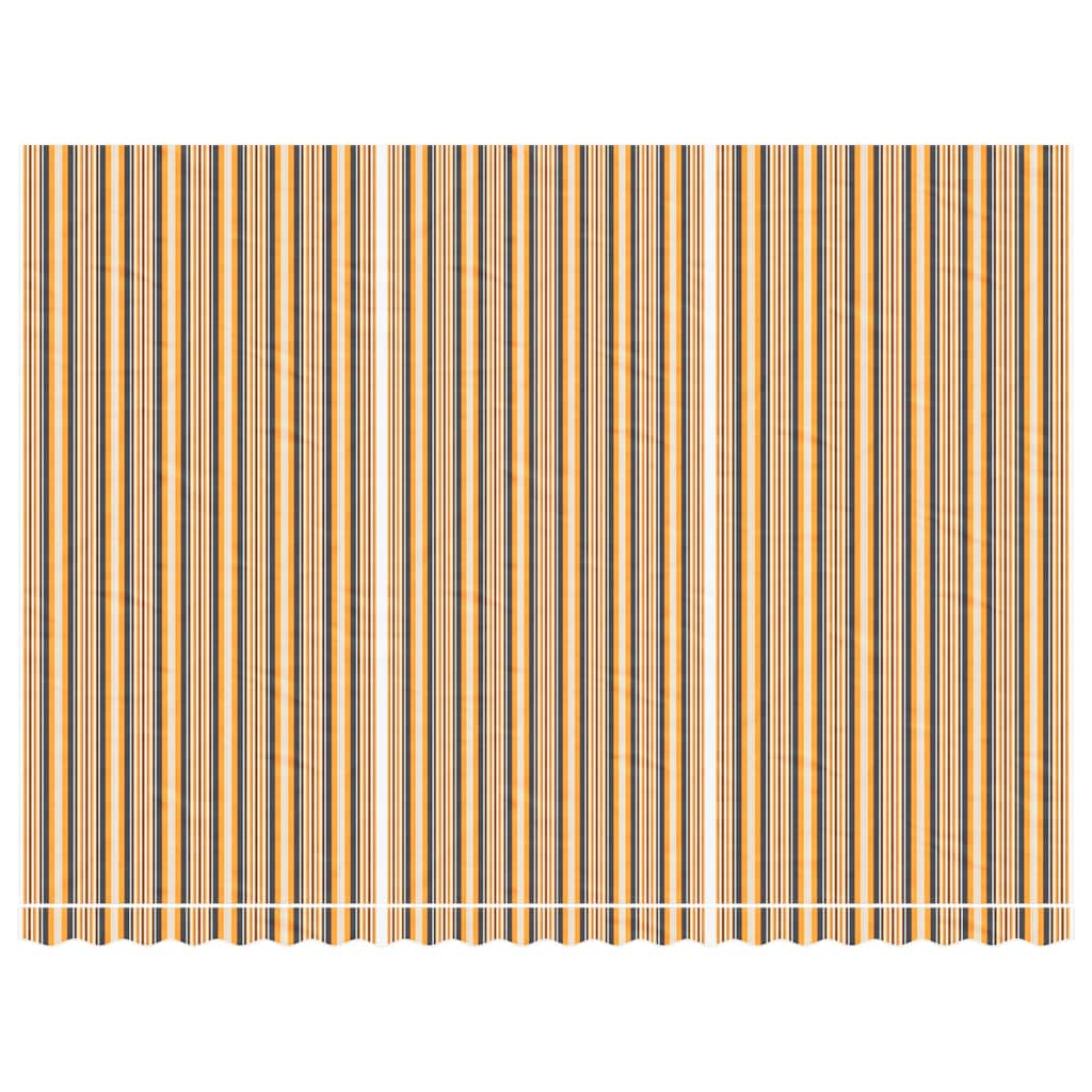 Erstatningsduk for markise flerfarget stripe 5x3,5 m