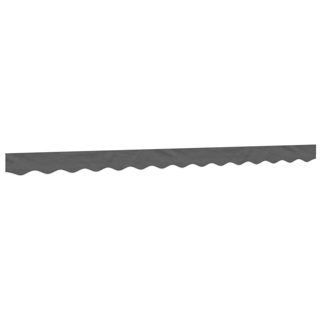 Erstatningsstoff for markisekappe antrasitt stripe 3,5 m
