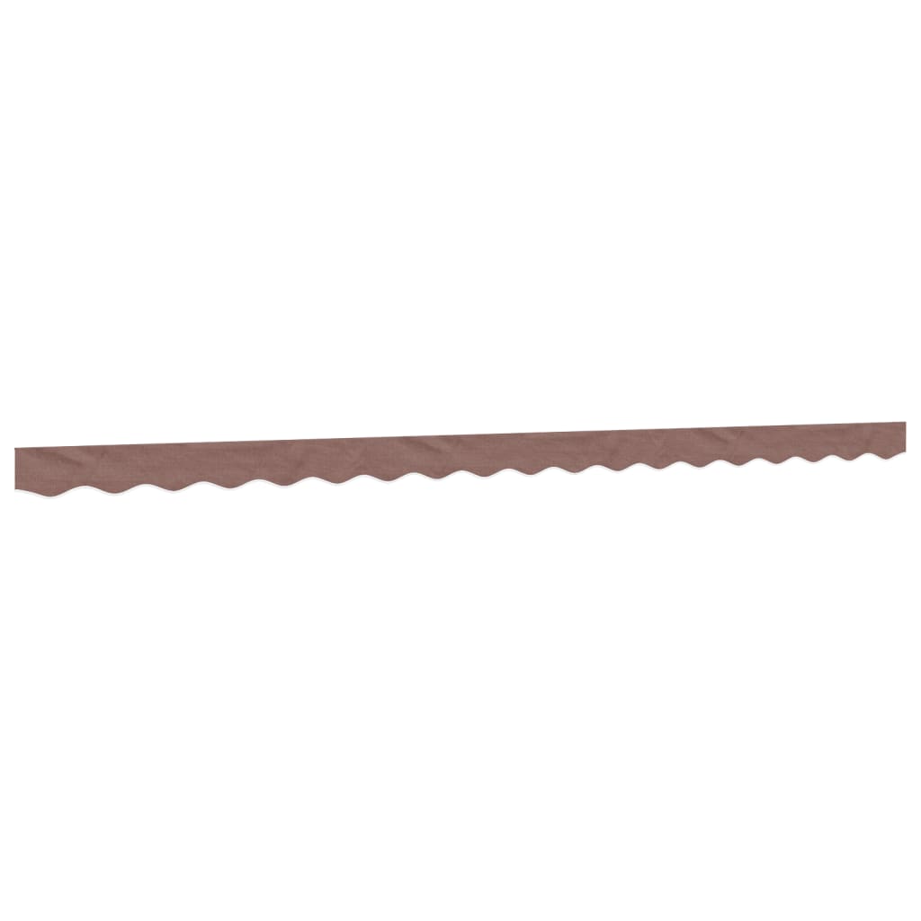 Erstatningsstoff for markisekappe brun stripe 4,5 m