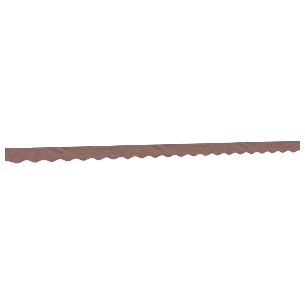 Erstatningsstoff for markisekappe brun stripe 5 m