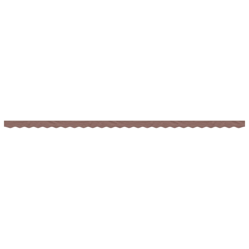 Erstatningsstoff for markisekappe brun stripe 6 m