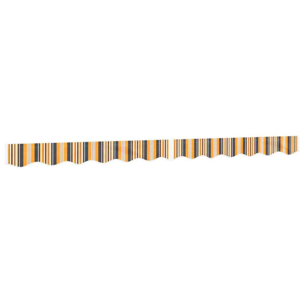 Erstatningsstoff for markisekappe gul og grå 3 m