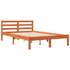 Sengeramme uten madrass brun 150x200 cm heltre furu