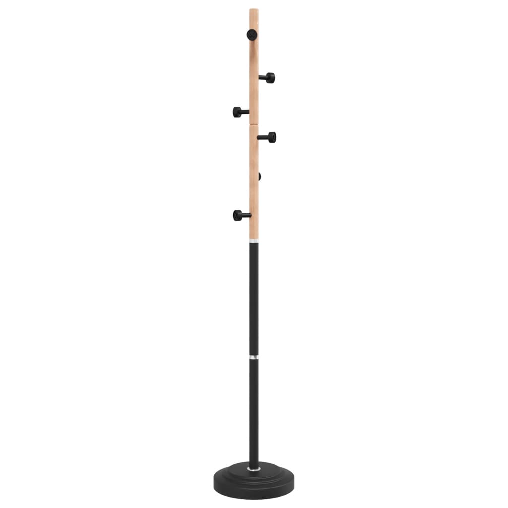 Stumtjener svart 177 cm pulverlakkert jern