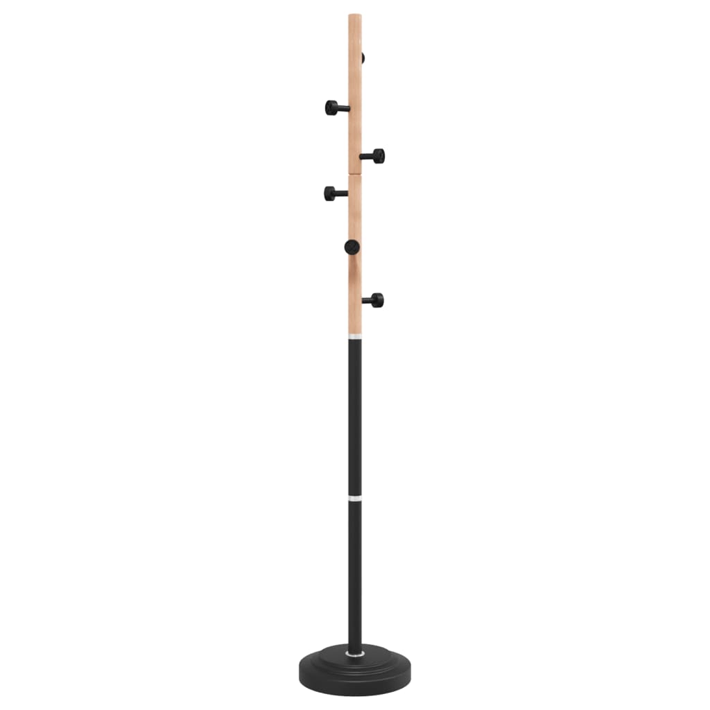 Stumtjener svart 177 cm pulverlakkert jern