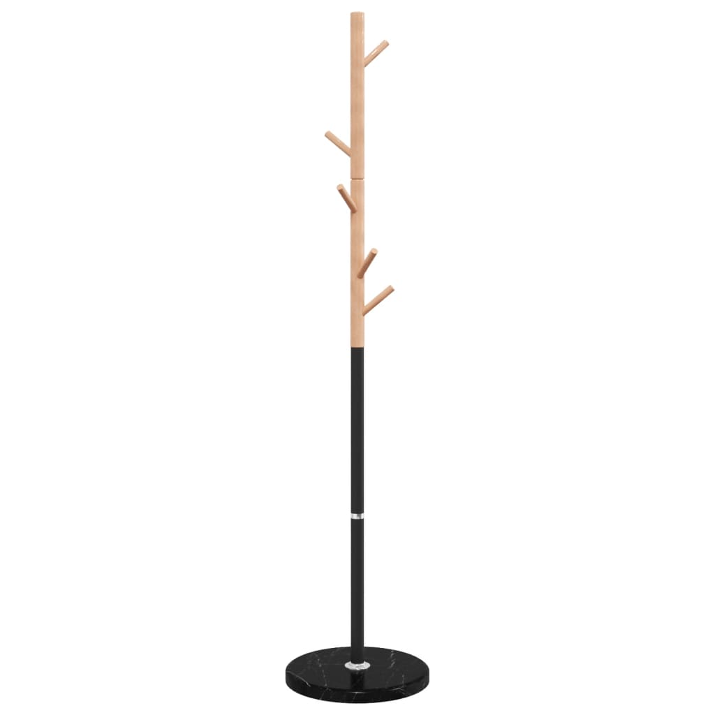 Stumtjener svart 172 cm pulverlakkert jern