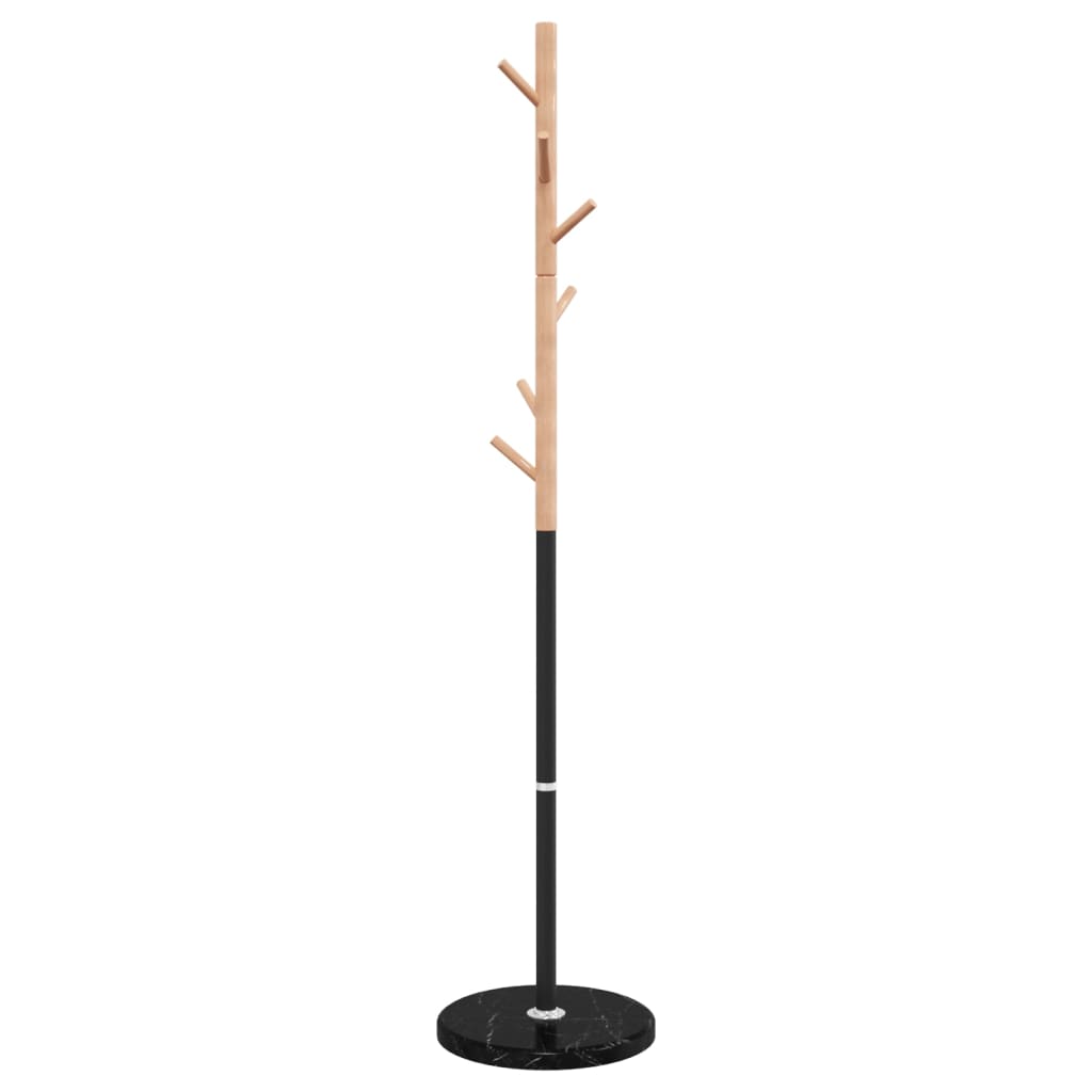 Stumtjener svart 172 cm pulverlakkert jern