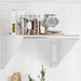 Vegghylle 50x45x31 cm sølv rustfritt stål