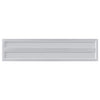 Vegghyller 2 stk 100x23,5x3 cm sølv rustfritt stål
