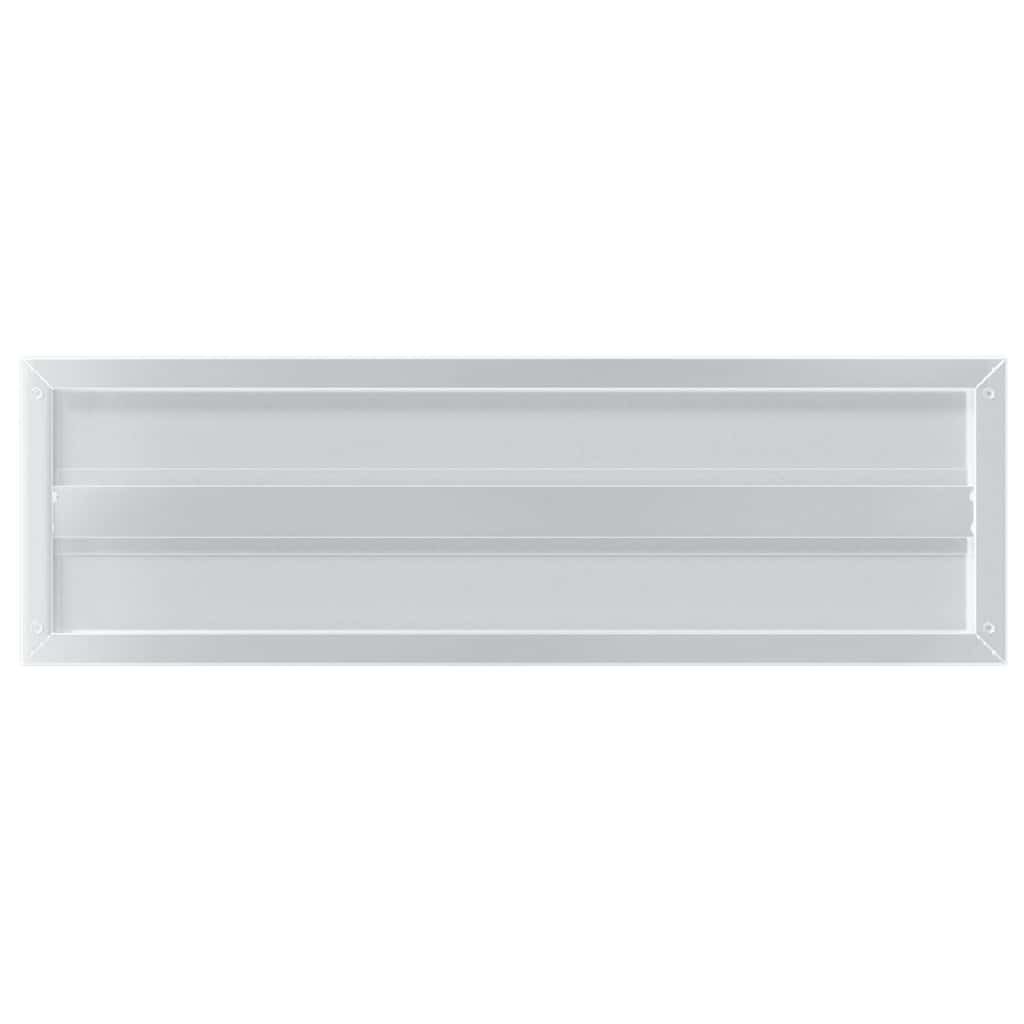 Vegghyller 2 stk 75x23,5x3 cm sølv rustfritt stål