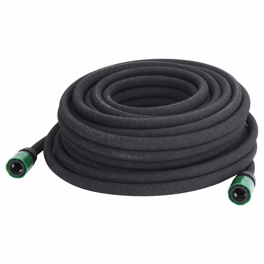 Dryppslange svart 0,6" 25 m gummi