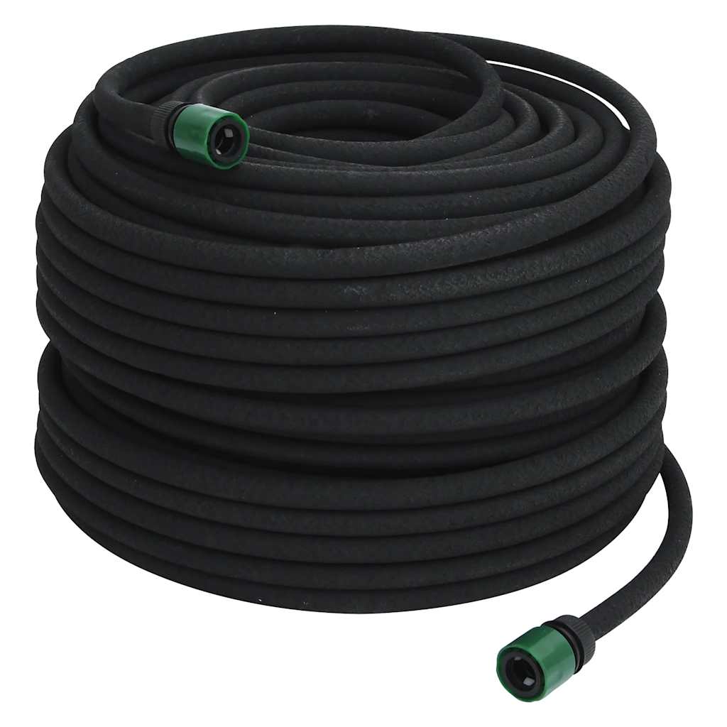 Dryppslange svart 0,6" 100 m gummi