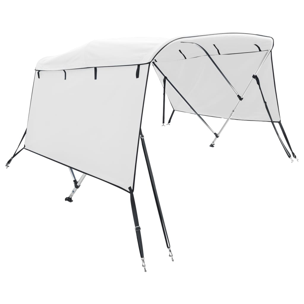 Båtkalesje 3-buet med sidevegger 183x(154-167)x137 cm