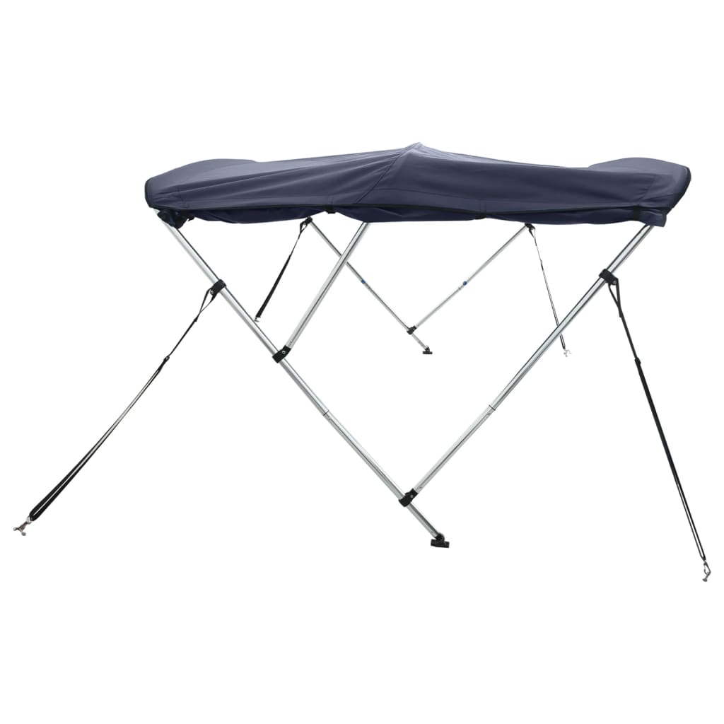 Båtkalesje 3-buet med sidevegger 183x(137-152)x137 cm