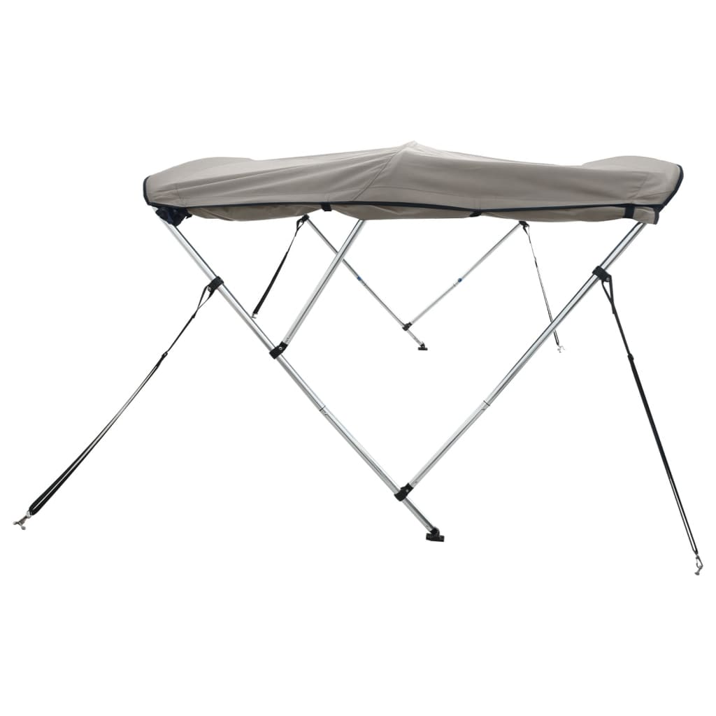 Båtkalesje 3-buet med sidevegger 183x(137-152)x137 cm