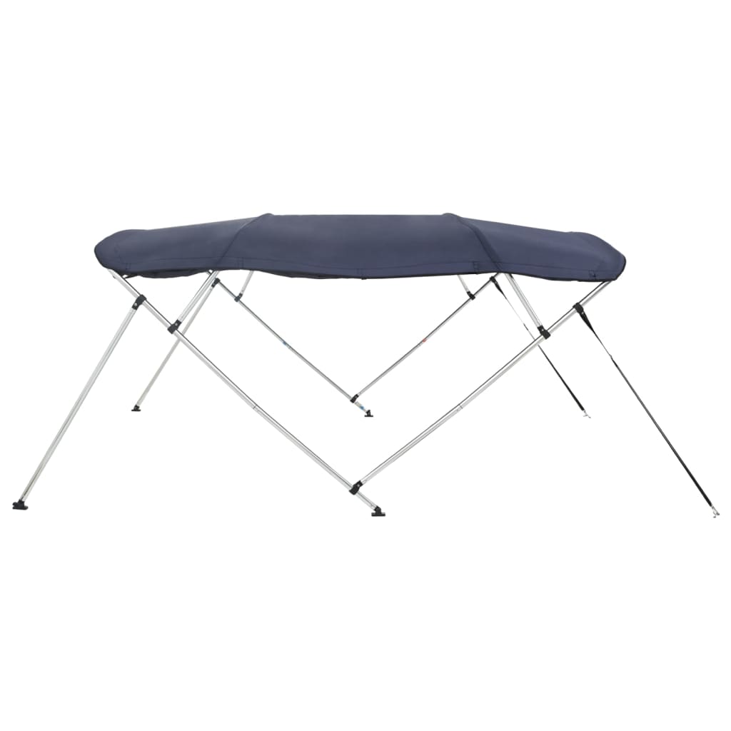 Båtkalesje 4-buet med sidevegger 243x(200-213)x137 cm